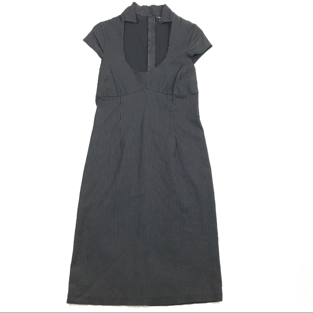 Black Pinstripe Dress